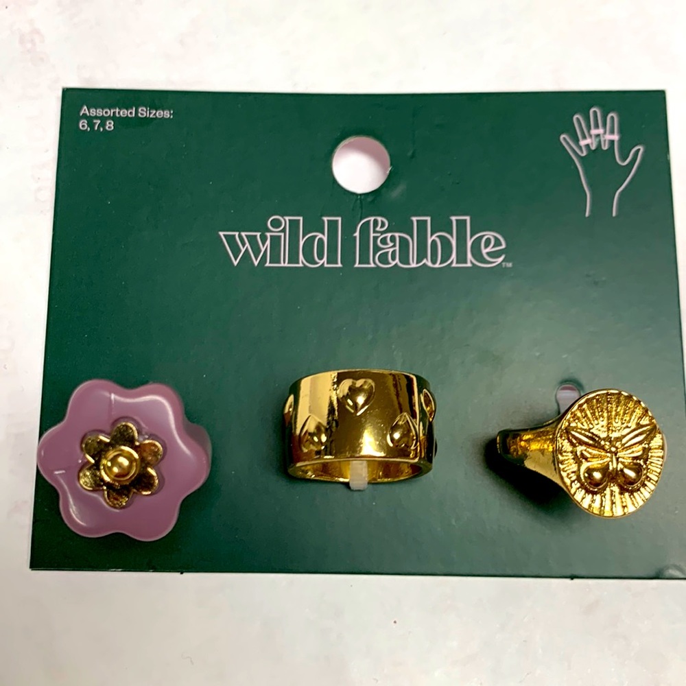 BRAND NEW WILD FABLE TARGET BRAND TRENDY RINGS